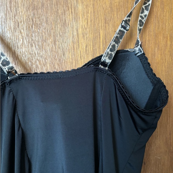 Black slip on dress top size small - Picture 6 of 8